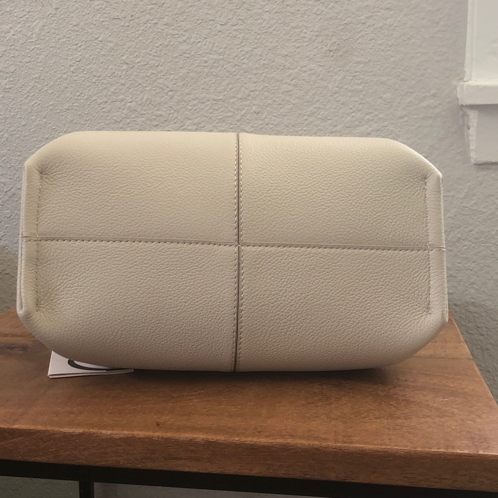 Polène Chalk Pebbled Leather Numero Neuf Mini - Picture 5 of 7